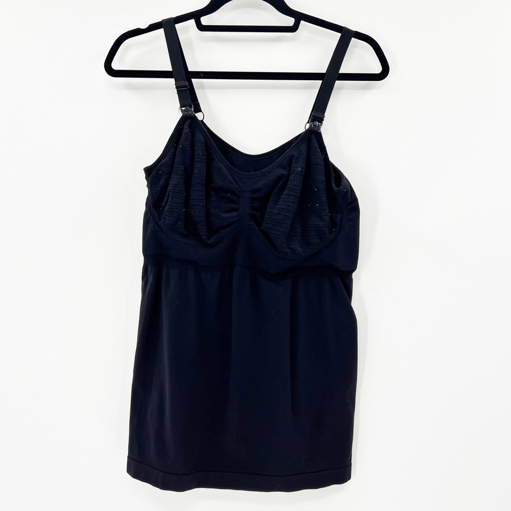 Kindred Bravely Nursing Pumping Camisole Women XL Black Good Sublime Hands-Free